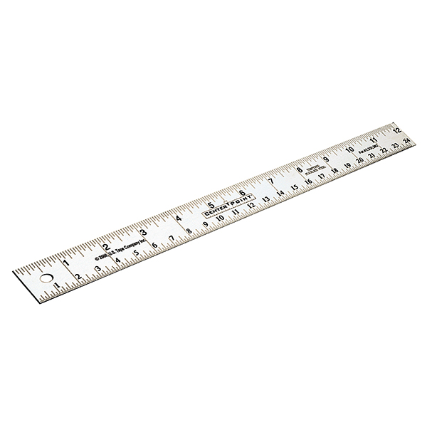 CenterPoint Straight Edge Rulers - Center-Finding