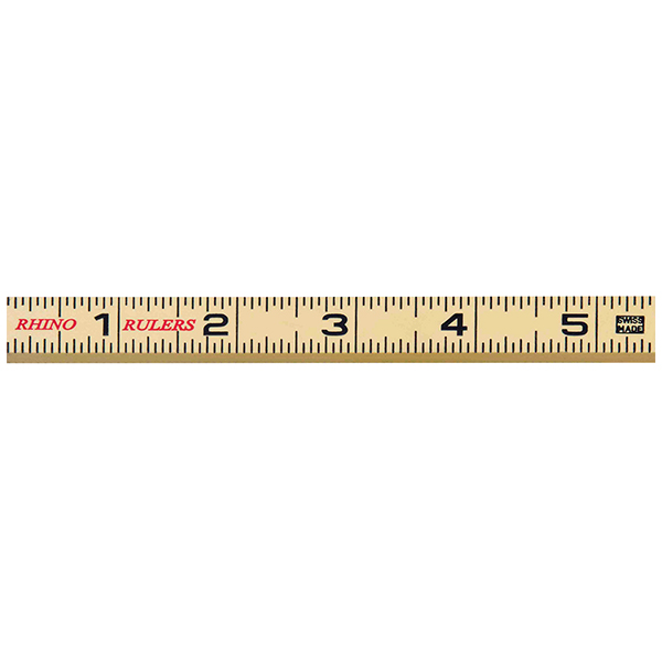 Rhino Rulers 6-Foot Folding Carpenter's Ruler - Inside Reading, Fiberglass Reinforced, Waterproof - 55145
