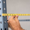 Rhino Ruler folding ruler extended in use