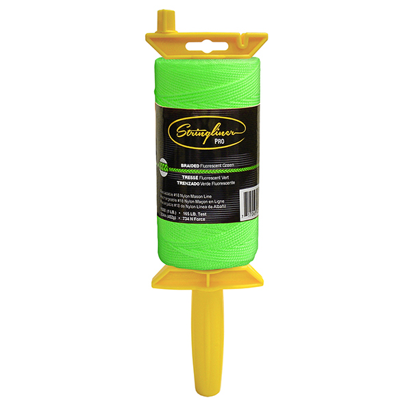 Stringliner Mason String Line Replacement Roll – Fluorescent Green –  Cascade Concrete Accessories