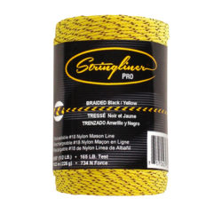thumbnail image 2 of US Tape Stringliner 250' Braid Fluorescent Pink Reel - Reloadable Mason Line Reel 2 of 10