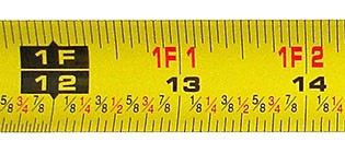Accurately Reading a Tape Measure - US Tape