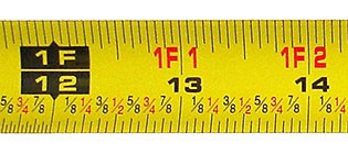 meter tape measure reading meter tape measure reading